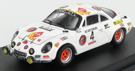 Trofeu Renault A110 Alpine (night Version) N 4 2nd Rally Ypres 1974 Pedro - E.symens 1:43 Bílá