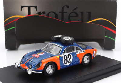 Trofeu Renault A110 Alpine (night Version) N 82 Rally Montecarlo 1973 Umberto De Bonis - Maria T.pelossa 1:43 Modrá Oranžová