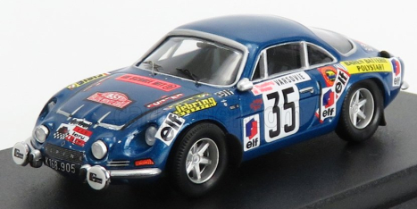 Trofeu Renault Alpine A110 N 35 Rally Montecarlo 1973 K.russling - W.weiss 1:43 Blue Met