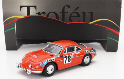 Trofeu Renault Alpine A110 N 78 Rally Montecarlo 1975 F.von Der Leyen - P.diekmann 1:43 Tmavě Oranžová