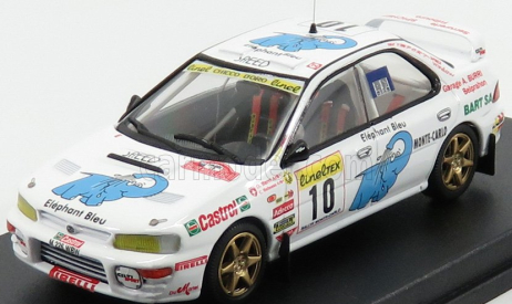 Trofeu Subaru Impreza N 10 Rally Montecarlo 1997 O.burri - C.hofmann 1:43 Bílá