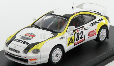 Trofeu Toyota Celica Gt-four N 82 Rally Of Portugal 1995 U.nittel - M.eckardt 1:43 Bílá Žlutá Černá