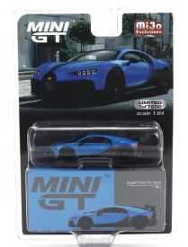 Truescale Bugatti Chiron Pur Sport N 16 2018 1:64 Modrá Černá