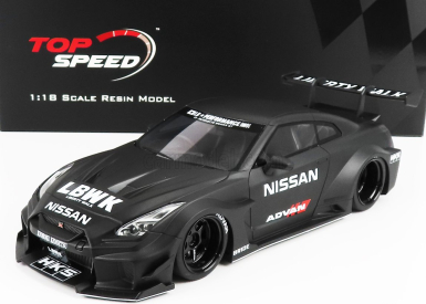 Truescale Nissan Gt-rr (r35) Liberty Walk 2016 1:18 Matt Black