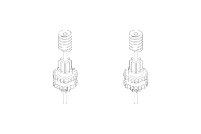 Turbo Racing Výstupní osa převodovky C50 2 ks