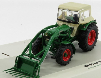 Universal hobbies Deutz-fahr D6005 4wd Tractor Closed With Front Loader 1965 1:32 Zelená Béžová