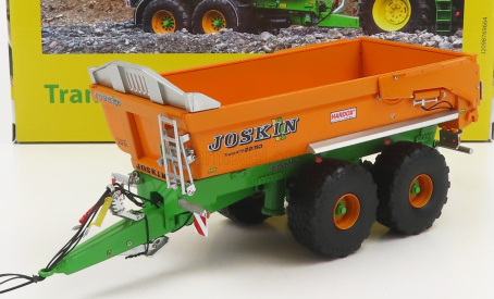 Universal hobbies Joskin Silo-cargo Transktp 22/50 Open Trailer For Tractor 2004 1:32 Oranžová Zelená