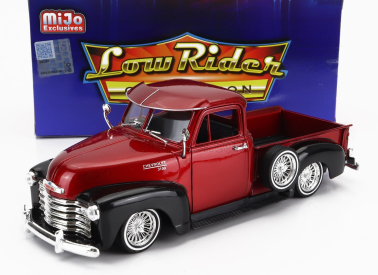 Welly Chevrolet 3100 Pick-up Low Rider 1953 1:24 Red Met Black