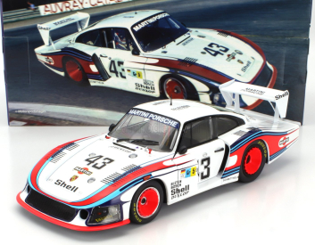 Werk83 Porsche 935/78 3.2l Turbo Moby Dick Team Martini Racing Porsche System N 43 24h Le Mans 1978 Rolf Stommelen - Manfred Schurti 1:18 Bílá Modrá Červená