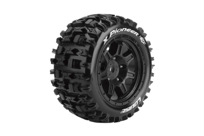 X-PIONEER SPORT 1/5 24mm hex Black Rims