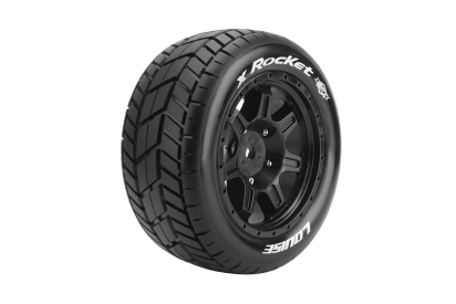 X-ROCKET SPORT 1/5 24mm hex Black Rims