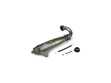 1/8 053 Mid-Range Inline Exhaust Sys:Hard Anodized