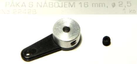 2242 Páka s náb.16mm pr. 2.5mm, 1ks