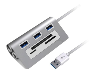 5in1 Aluminum Alloy Docking Station / Card Reader (USB 3.0)