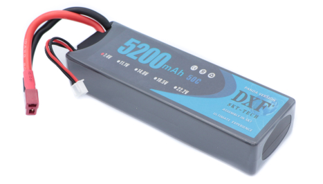 Akumulátor 7,4V 5200 mAh Li-Pol 50C/100C Dean-T