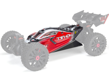 Arrma karosérie červená: Typhon 4x4