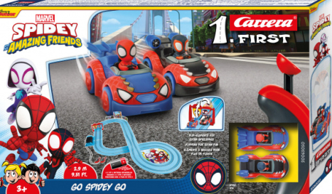 Autodráha Carrera FIRST - 63050 Spidey Go Webs Go