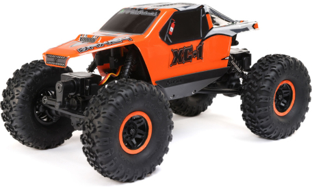 RC auto Axial AX24 XC-1 1:24 4WS RTR, oranžová