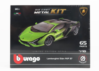 Bburago Lamborghini Sian Fkp 63 Hybrid 2020 1:18 Zelená Černá