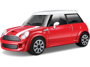 Bburago Mini Cooper S 1:43 červená