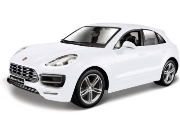 Bburago Plus Porsche Macan 1:24 bílá metalíza