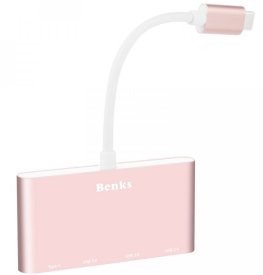 Benks USB-C 4 v 1 hub