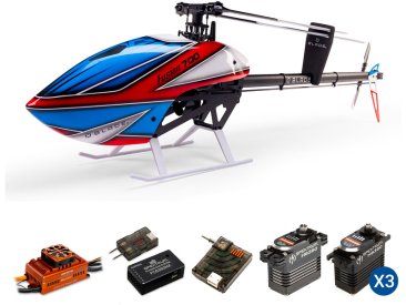 RC vrtulník Blade Fusion 700 Kit Super High Performance Combo