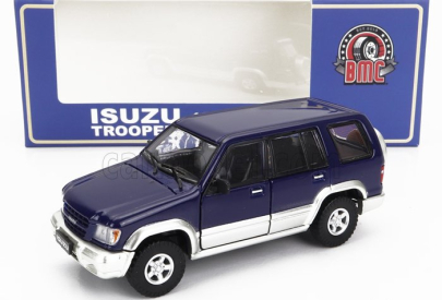 Bm-creations Isuzu Trooper Big Horn 1998 1:64 Modrá Stříbrná