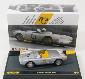 Brumm prom Porsche 550rs Spider 1956 Ftia 1:43 Silver