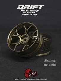 DS Racing Drift Feathery 5Y Spoke disky ( Bronzové ) 2 ks