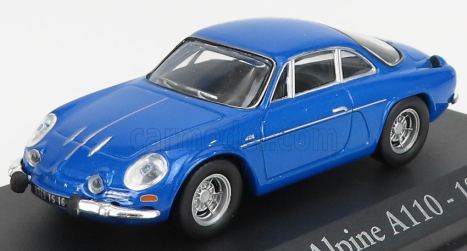 Edicola Renault Alpine A110 1969 - Silver Wheels - Con Vetrina - With Showcase 1:43 Blue Met