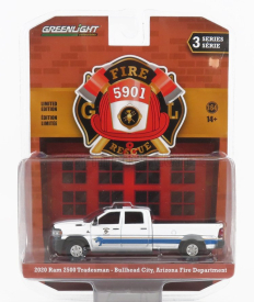 Greenlight Dodge Ram 2500 Pick-up Arizona Fire Engine Department 2020 1:64 Bílá Modrá