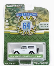 Greenlight International Harvester Scout Usa Navy Military 1970 1:64 Světle Modrá