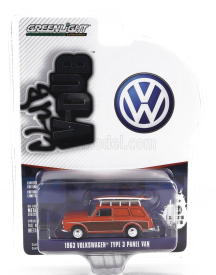 Greenlight Volkswagen Type 3 Panel Van 1963 1:64 Orange