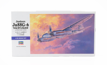 Hasegawa Junkers Ju-88g-6 Nachyjager Military Airplane 1942 1:72 /