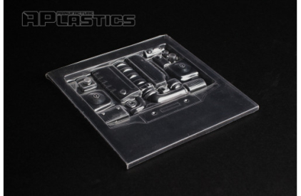 Karoserie APlastics - GM LS2 Engine Bay - 1/10