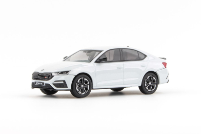 Abrex Škoda Octavia IV RS (2020) 1:43 - Bílá Moon Metalíza