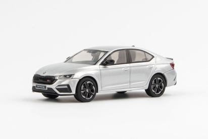 Abrex Škoda Octavia IV RS (2020) 1:43 - Stříbrná Brilliant Metalíza