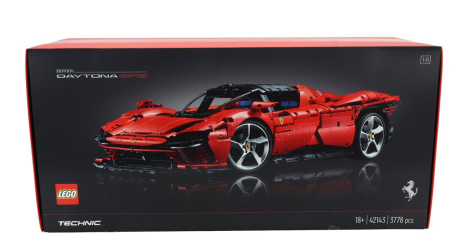 Lego Ferrari Lego Technic - Daytona Sp3 2022 - 3778 Pezzi - 3778 Pieces 1:8 Red