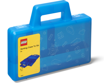 LEGO To Go úložný box s přihrádkami - modrá