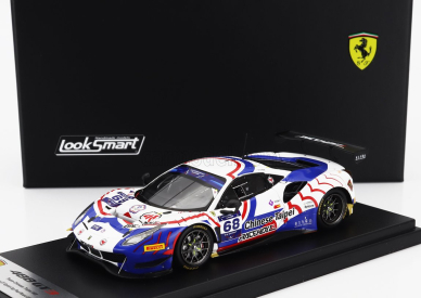 Looksmart Ferrari 488 Gt3 Evo 3.9l Turbo V8 Team Chinese Taipei N 68 Fia Motorsport Games Gt Sprint Cup Paul Ricar 2022 Evan Chen 1:43 Bílá Modrá