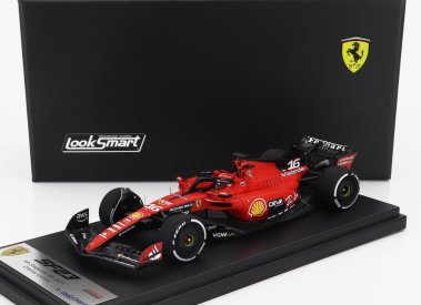 Looksmart Ferrari F1  Sf-23 Team Scuderia Ferrari N 16 4th Singapore Gp 2023 Charles Leclerc 1:43 Červená Černá