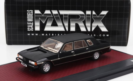 Matrix scale models Peugeot 604 Heuliez Limousine 1980 1:43 Black