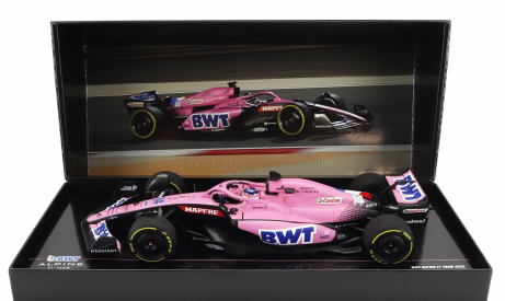 Minichamps Renault F1 A522 Team Alpine Bwt N 14 Bahrain Gp 2022 Fernando Alonso 1:18 Pink