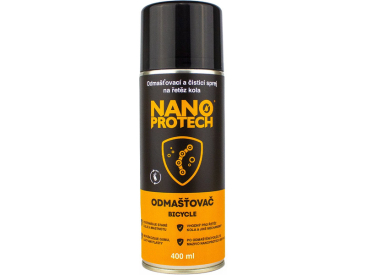 NANOPROTECH BICYCLE odmašťovací a čistící sprej na řetěz 400ml