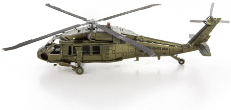 Ocelová stavebnice Sikorsky UH-60 Black Hawk