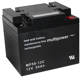 Pb akumulátor MULTIPOWER 12V/50,0Ah