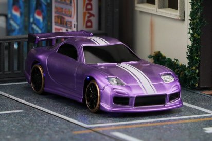 RC auto 1/76 C61 DRIFT RTR, fialová