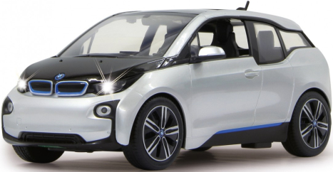 RC auto BMW I3, stříbrná