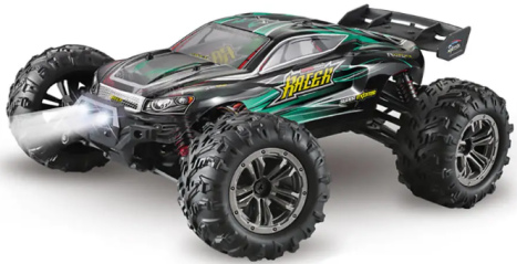 RC auto Q903C Spirit brushless, zelená + náhradní baterie